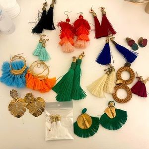 Assorted earrings